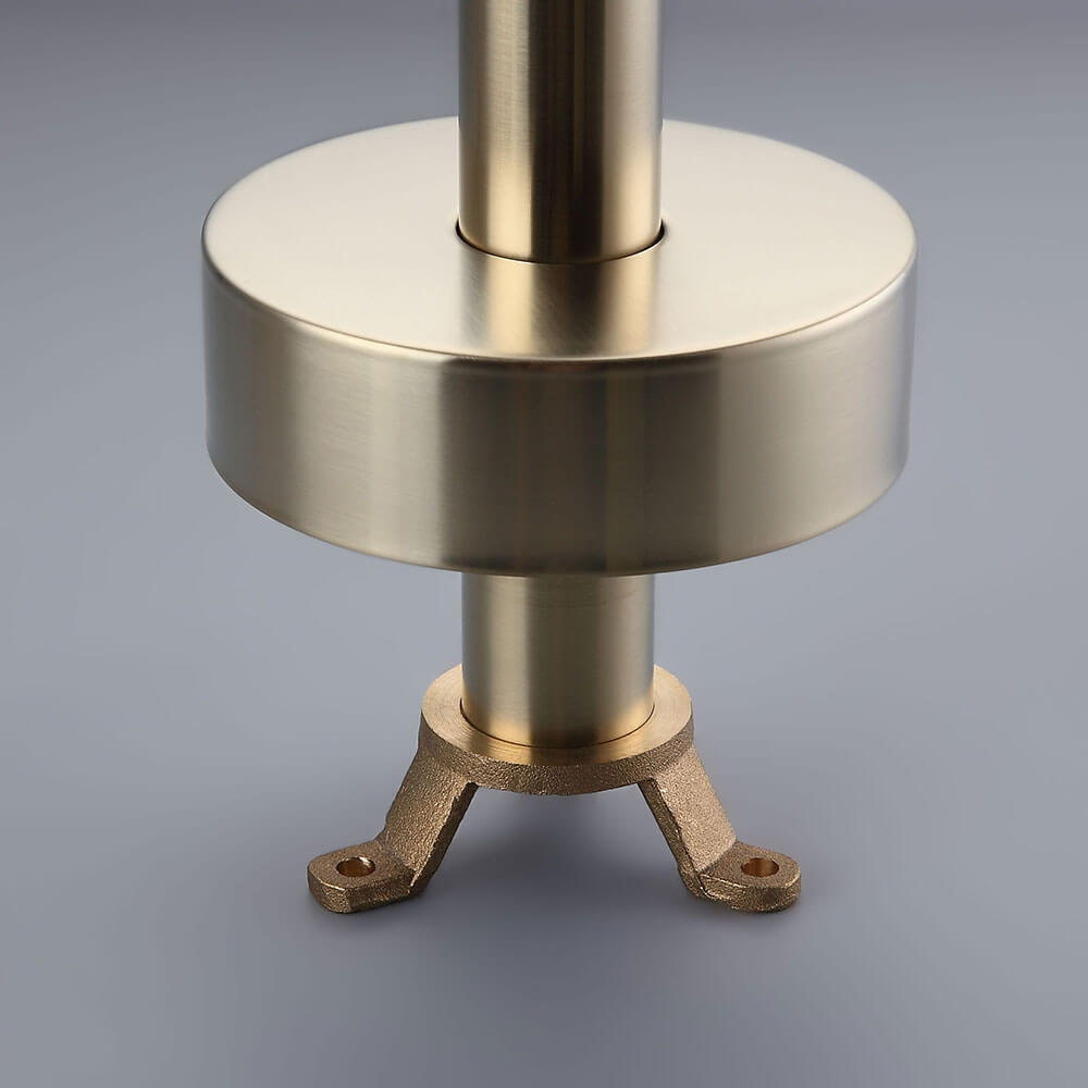 Brewst Modern Brass Floor Mounted Bathtub Faucet