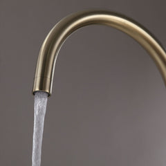 Brewst Modern Brass Floor Mounted Bathtub Faucet