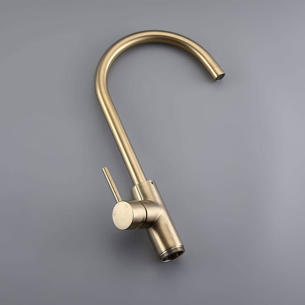 Brewst Modern Brass Floor Mounted Bathtub Faucet