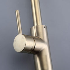 Brewst Modern Brass Floor Mounted Bathtub Faucet