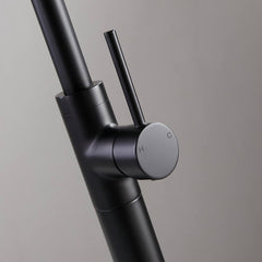 Brewst Modern Freestanding Bathtub Faucet in Matte Black Brass