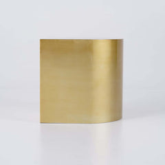 Brushed Gold Metal Modern Novelty Side Table