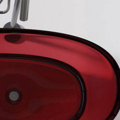 Ink Resin Freestanding Roll Top Oval Casual Bathtub with Soaking Design, 63"L x 30"W x 22"H Bathtubs