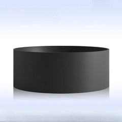 Ink Orbicular Freestanding Bathtub with Roll Top, Casual Style & Soaking Therapy, 51"L x 51"W x 22"H Bathtubs