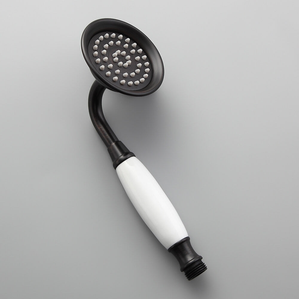 Chester Antique Black Brass Wall Mounted Shower System with Hand Shower