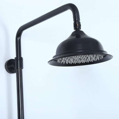 Chester Antique Black Brass Wall Mounted Shower System with Hand Shower
