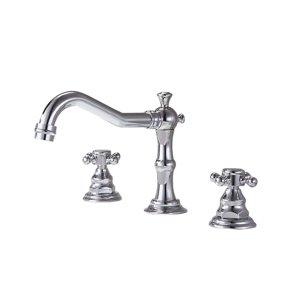 Chester Traditional Widespread Bathroom Faucet in Chrome