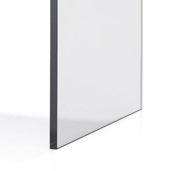Clear and Colored Acrylic End Table with Integrated Magazine Rack