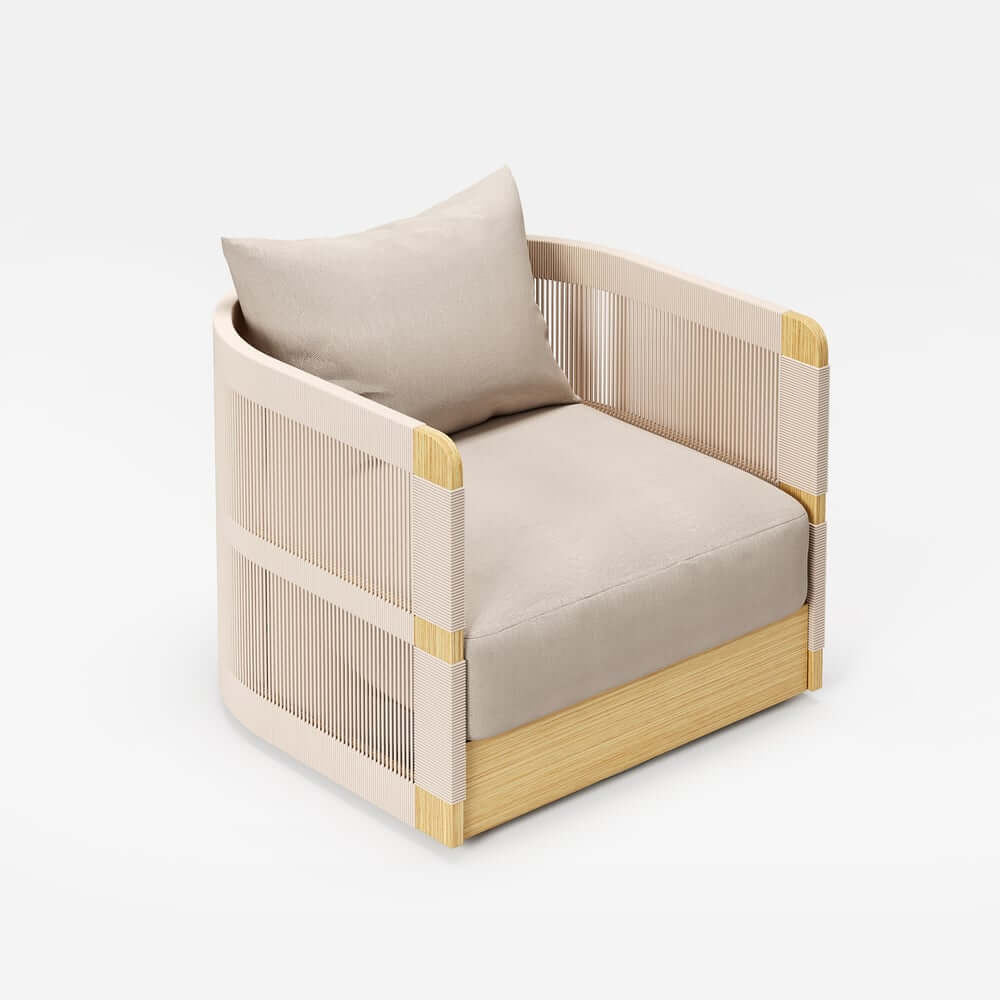 Coastal Aluminum Outdoor Furniture Set with Swivel Chairs and Table