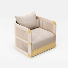 Coastal Aluminum Outdoor Furniture Set with Swivel Chairs and Table