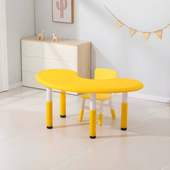 Contemporary Children's Writing Desk with Rounded Edges and Waterproof Top