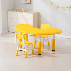 Contemporary Children's Writing Desk with Rounded Edges and Waterproof Top