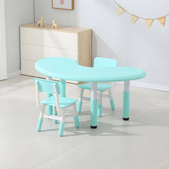Contemporary Children's Writing Desk with Rounded Edges and Waterproof Top