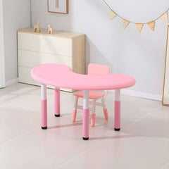Contemporary Children's Writing Desk with Rounded Edges and Waterproof Top