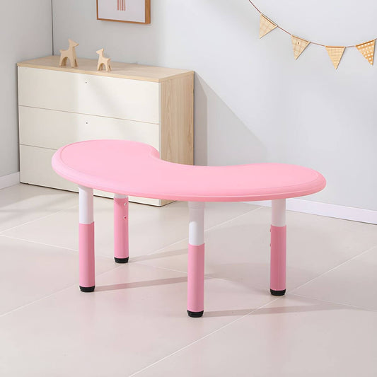 Contemporary Children's Writing Desk with Rounded Edges and Waterproof Top