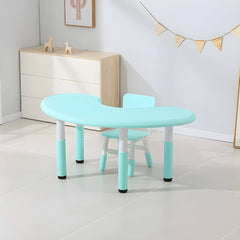 Contemporary Children's Writing Desk with Rounded Edges and Waterproof Top