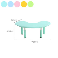 Contemporary Children's Writing Desk with Rounded Edges and Waterproof Top Dimensions