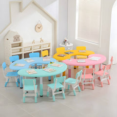 Contemporary Children's Writing Desk with Rounded Edges and Waterproof Top Main Product Image