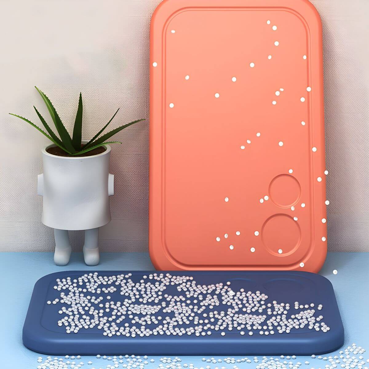 Contemporary Kids' Desk with Storage Shelf in Vibrant Colors