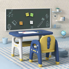 Contemporary Kids' Desk with Storage Shelf in Vibrant Colors