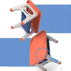 Contemporary Kids' Desk with Storage Shelf in Vibrant Colors