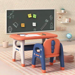 Contemporary Kids' Desk with Storage Shelf in Vibrant Colors