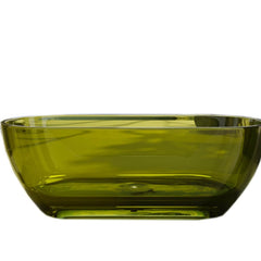 Ink Resin Freestanding Bathtub with Handle, Roll Top, Compression Faucet, Oval Shape, and Valve, 51"L x 28"W x 22"H Bathtubs