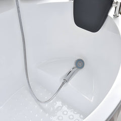 Modern Bathtub Acrylic Corner Soaking with Drain and Overflow Trim - Tub Left 42"L x 35"W x 26"H Bathtubs