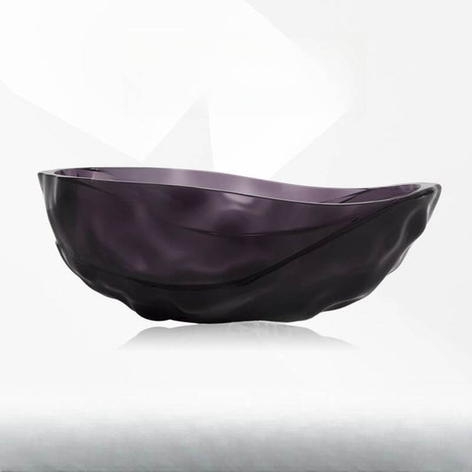 Freestanding resin bathtub with single slipper soaking design for casual comfort