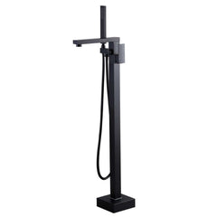 Dree Freestanding Bathtub Faucet with Hand Shower in Matte Black