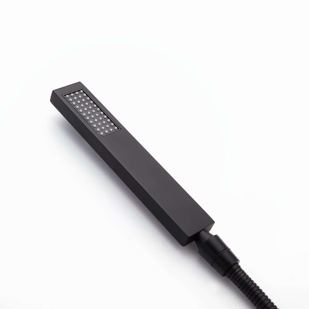 Dree Freestanding Bathtub Faucet with Hand Shower in Matte Black