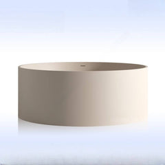 Ink Orbicular Freestanding Bathtub with Roll Top, Casual Style & Soaking Therapy, 51"L x 51"W x 22"H Bathtubs