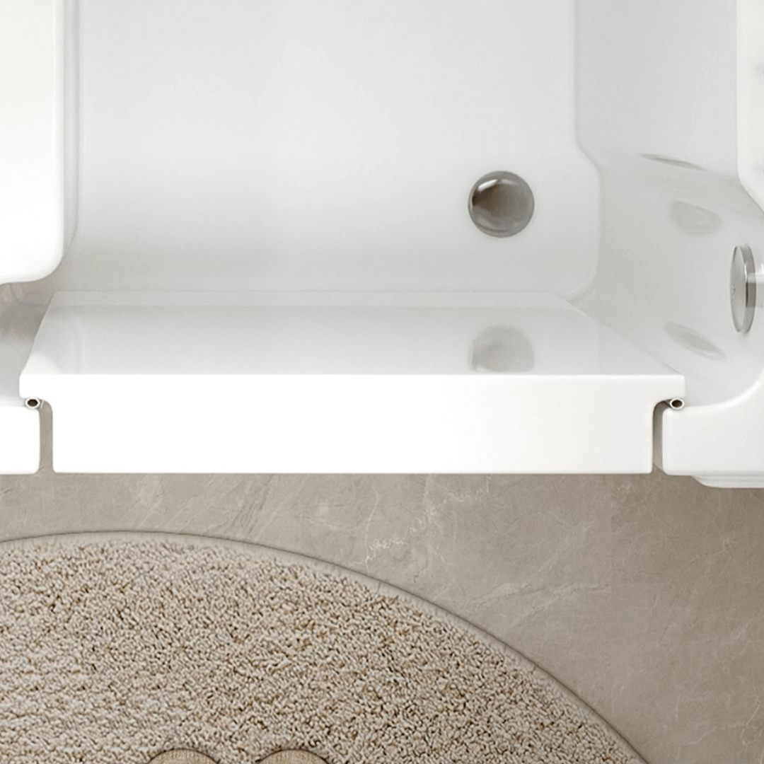 Space-Saving Side-Opening Walk-In Bath for Seniors and Mobility Aid