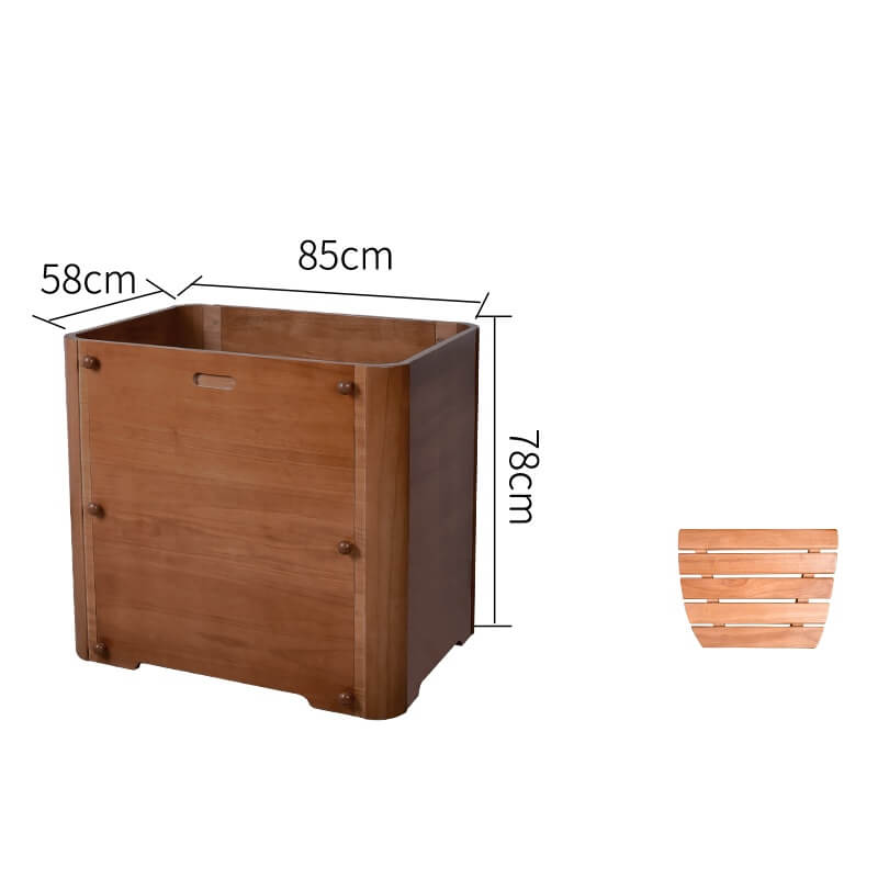 Easy To Assemble Wooden Folding Bathtub For Relaxation