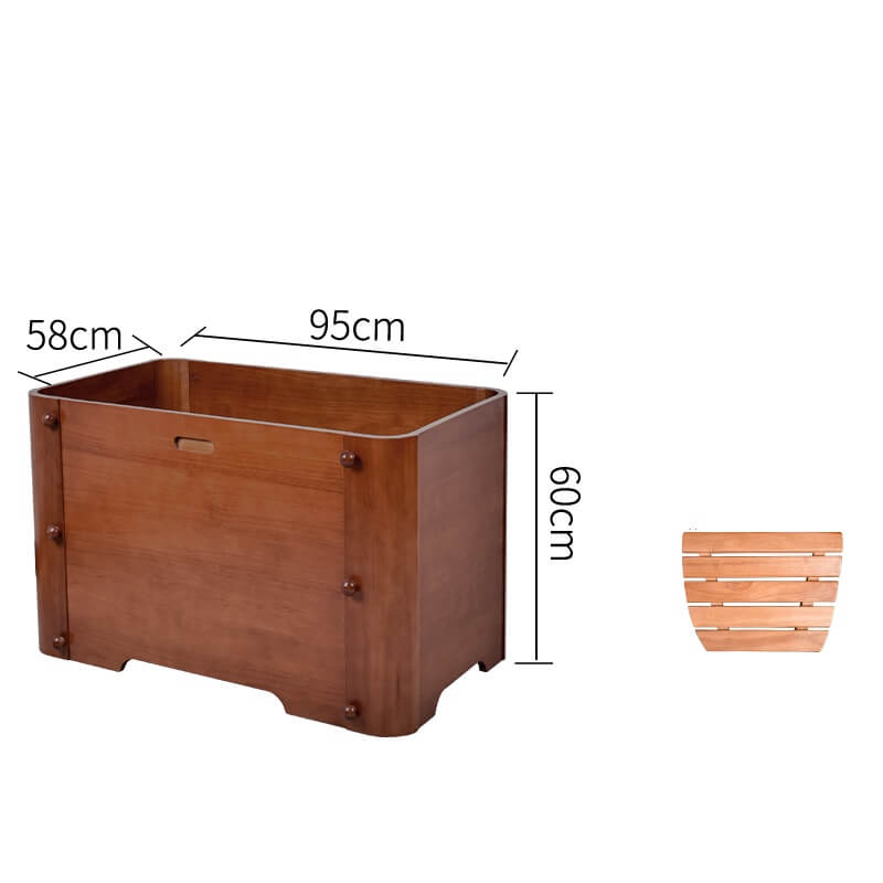 Easy To Assemble Wooden Folding Bathtub For Relaxation