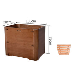 Easy To Assemble Wooden Folding Bathtub For Relaxation
