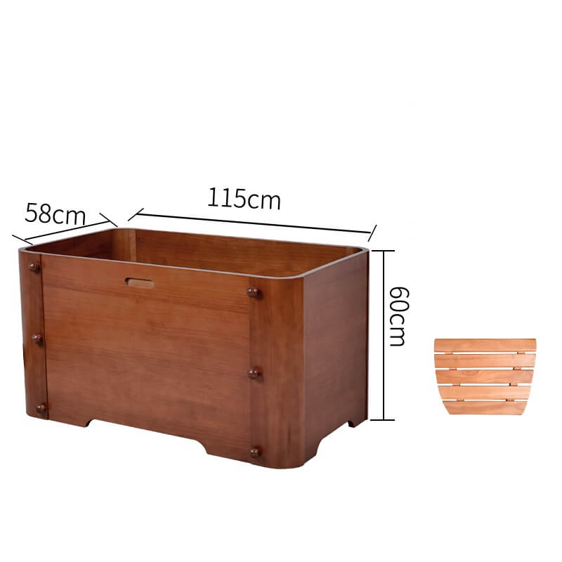 Easy To Assemble Wooden Folding Bathtub For Relaxation