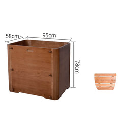 Easy To Assemble Wooden Folding Bathtub For Relaxation