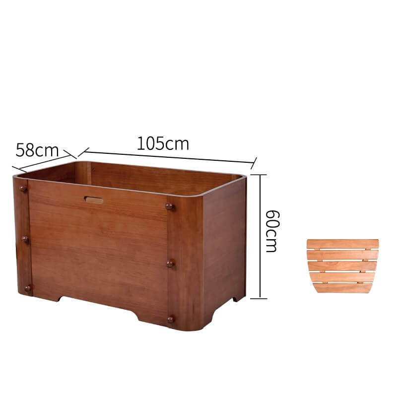 Easy To Assemble Wooden Folding Bathtub For Relaxation