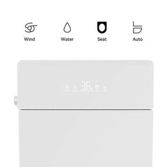 Elegant White One-Piece Smart Toilet with Heated Seat and Auto Flush