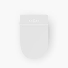 Elegant White One-Piece Smart Toilet with Heated Seat and Auto Flush