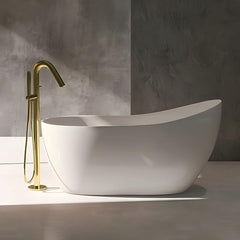 Modern Style Freestanding Soaking Bathtub Single Slipper Acrylic Bathtub for Bathroom Bathtubs