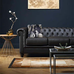 Faux Fur Throw Pillow Cover in Blue Gray Mix for Modern Home Decor