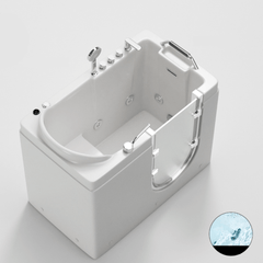 Ergonomic Walk-In Bathtub with External Door and Deep Soak for Elderly Comfort