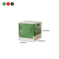 Foldable Kids Toy Box with Building Block Lid – Stackable PP Storage Cube Dimensions
