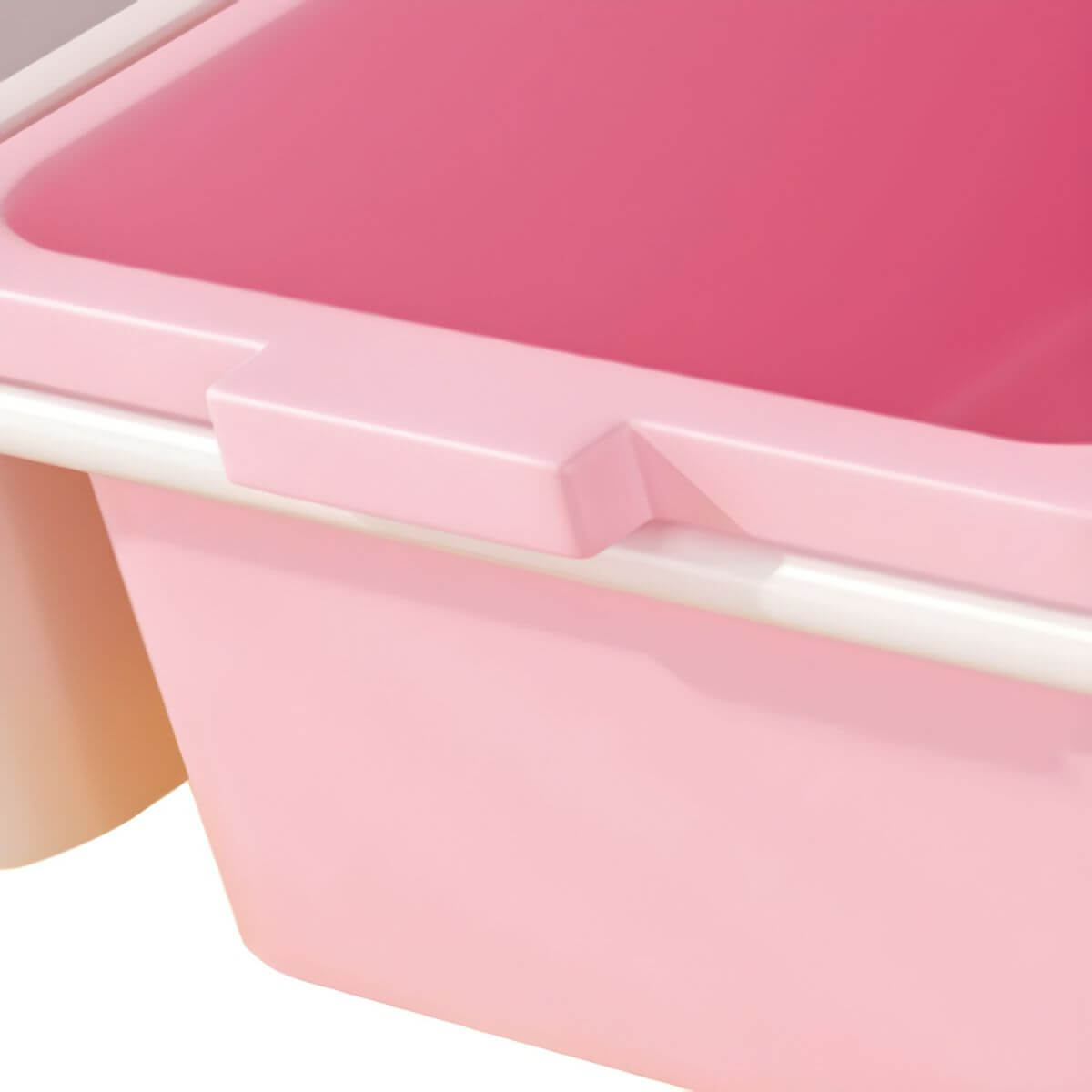 Four-Tier Kids' Organizer with Cartoon Animal Side Panels