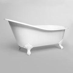 Freestanding Clawfoot Bathtub in Classic Cast Iron Design