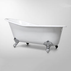 Freestanding Clawfoot Bathtub in Classic Cast Iron Design