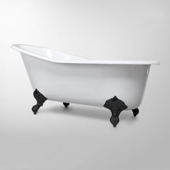 Freestanding Clawfoot Bathtub in Classic Cast Iron Design