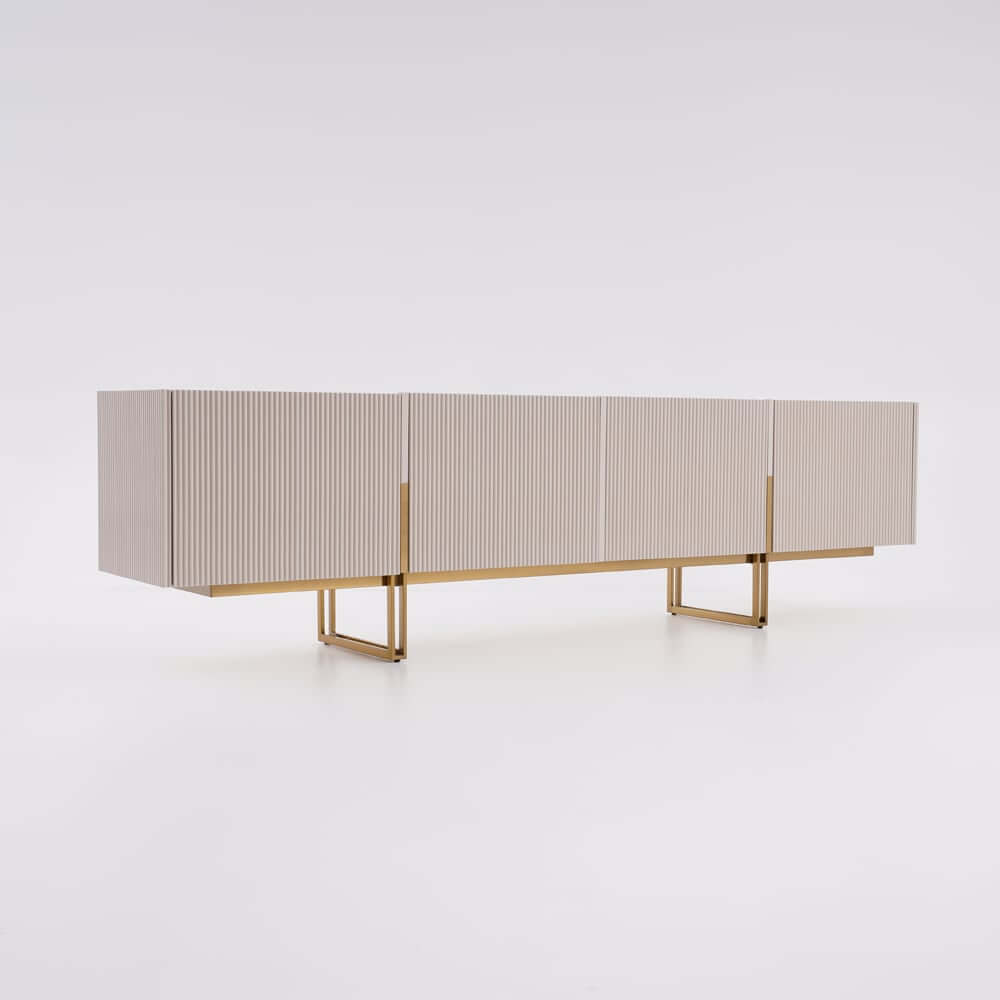 Freestanding TV Stand For 65 Inch TV With Cable Management